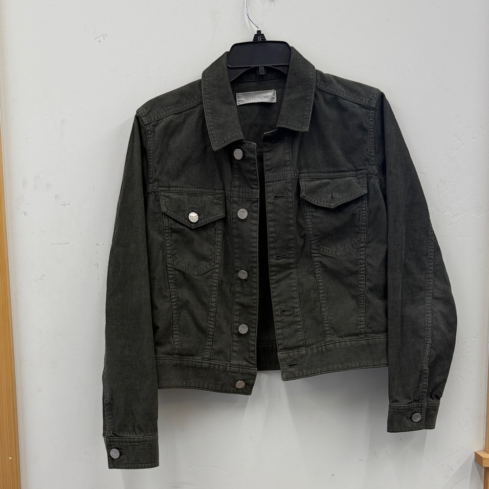 Women's Gray corduroy Jacket